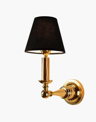 Polished Lacquered Finish with Black Shade Steamer Dining Light: Deco Nautical brass fixture inspired by SS Columbus ocean liner.