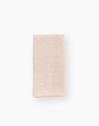 Timeless Stone Washed Linen Dinner Napkins - 100% Belgian Flax - Ethically Crafted - 20x20 Inches - Modern Finished Edges