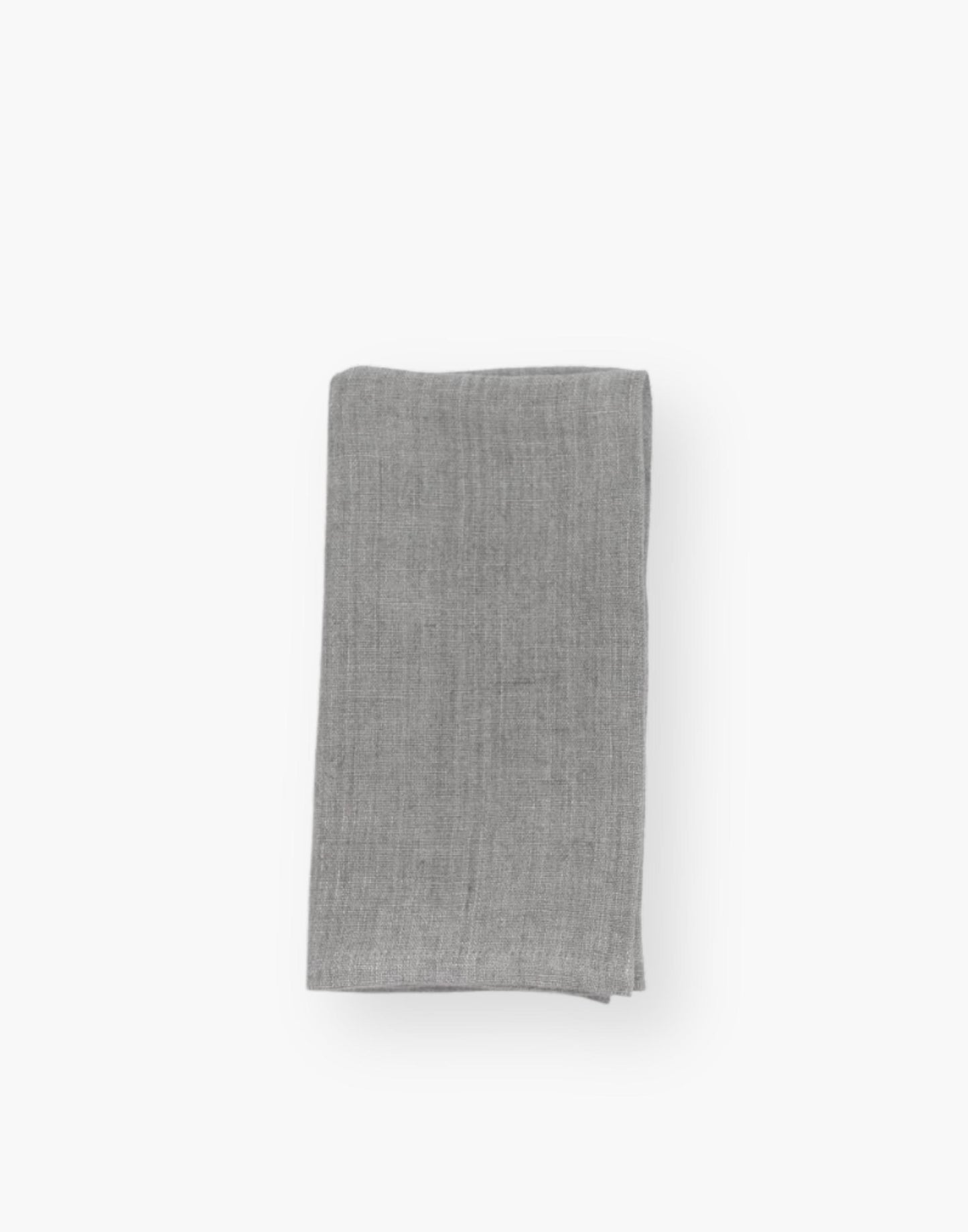 Timeless Stone Washed Linen Dinner Napkins - 100% Belgian Flax - Ethically Crafted - 20x20 Inches - Modern Finished Edges