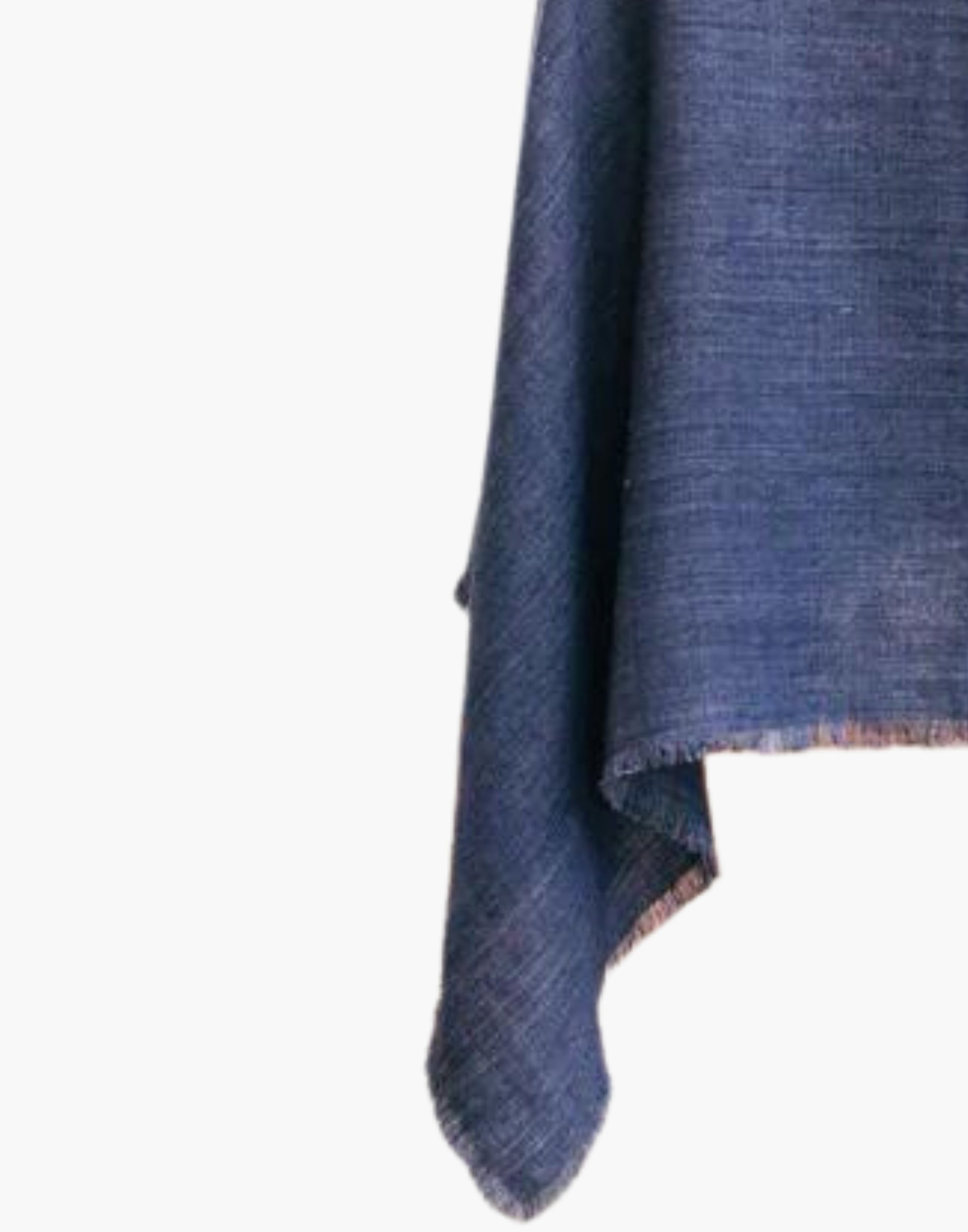 Versatile Stone Washed Linen Tablecloth - Classic Belgian Flax - Ethically Crafted - Generously Sized with Frayed Edges