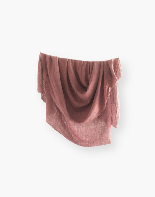 Versatile Stone Washed Linen Tablecloth - Classic Belgian Flax - Ethically Crafted - Generously Sized with Frayed Edges