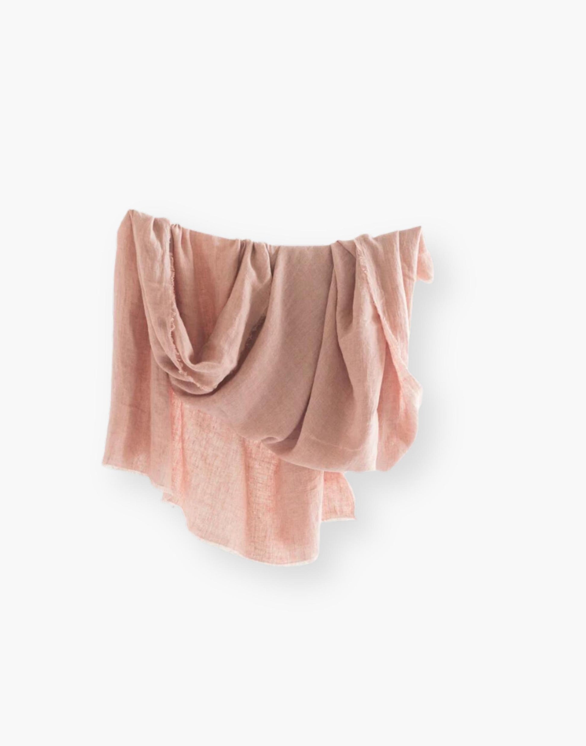 Versatile Stone Washed Linen Throw Blanket - Rich Grey Hue - Ethically Crafted from Belgian Flax - Generously Sized