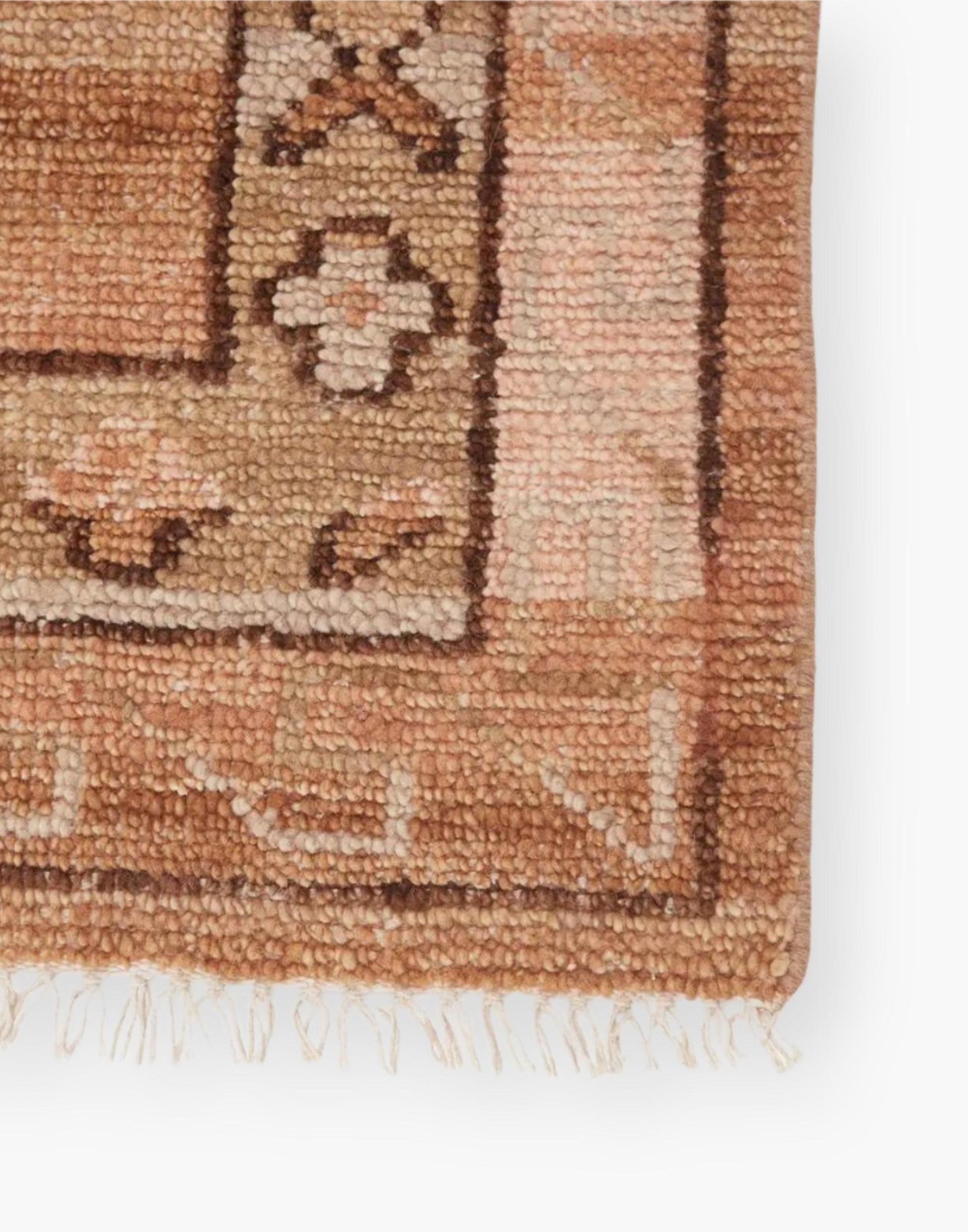 Terra Cotta Desert Rug boasting a rusty desert color palette