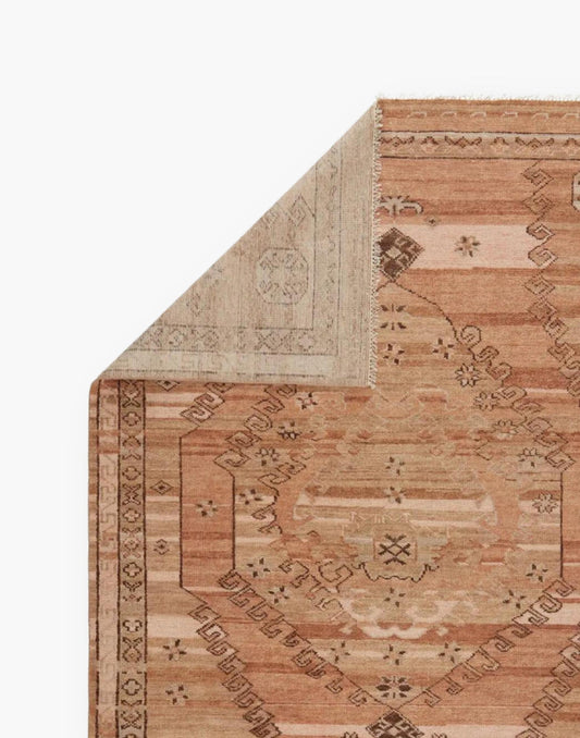 Terra Cotta Desert Rug boasting a rusty desert color palette