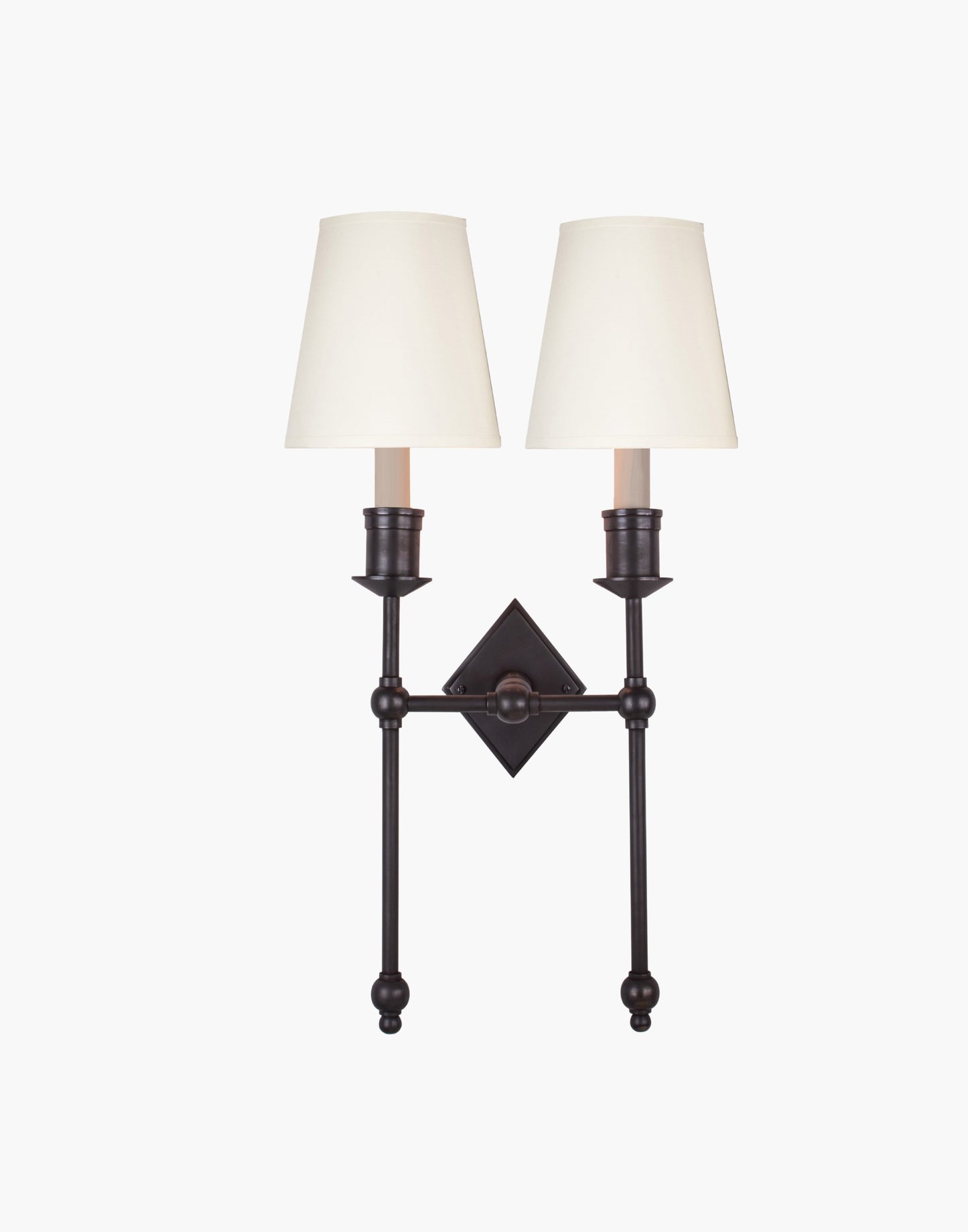 The Christina Twin Tall Wall Sconce