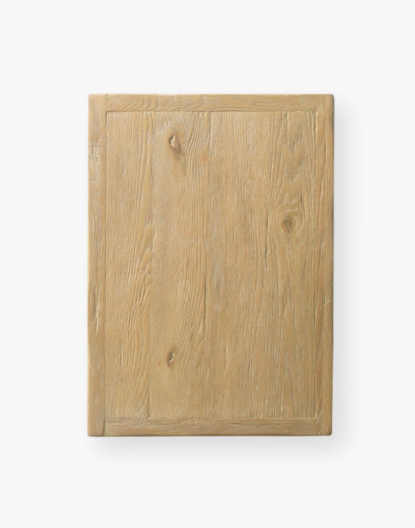 Woden oak side table - limewash finish