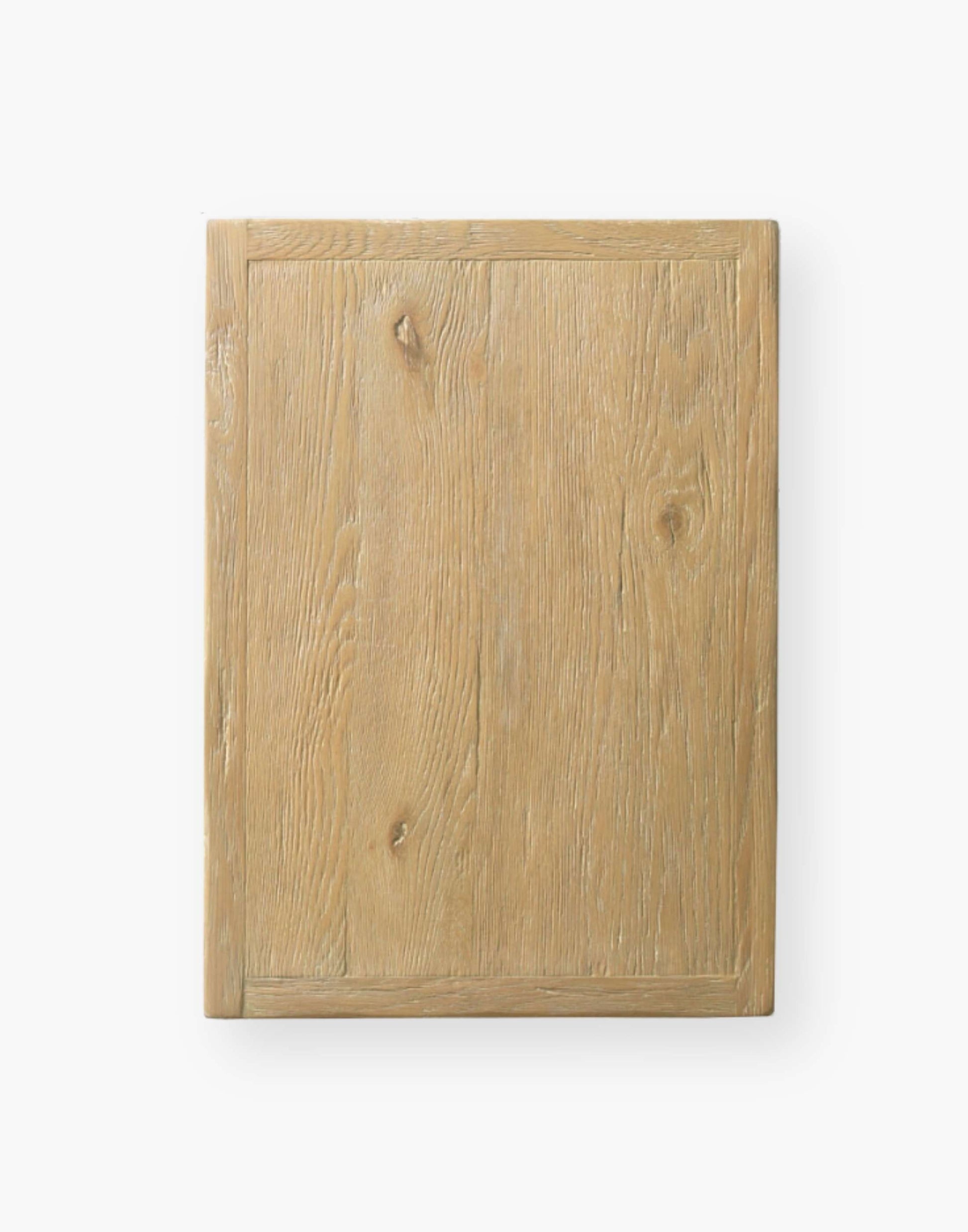 Woden oak side table - limewash finish