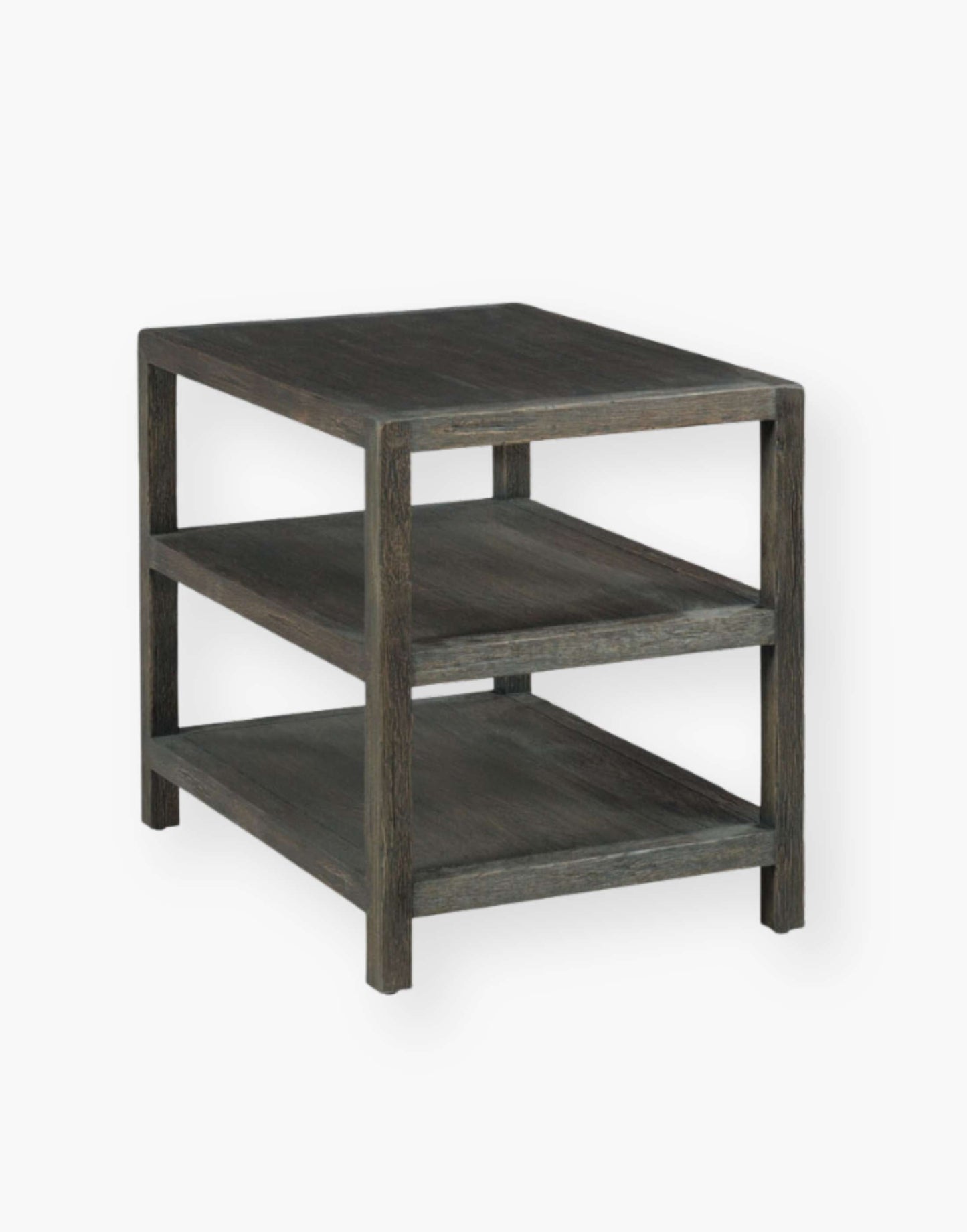 Woden oak side table - Black Finish