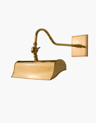 Blenheim Trough Picture Light, Small | Solid Brass | Adjustable Banjo Joints | Handcrafted Period Lighting | Inspired by Blenheim Palace | Enhance Artwork | Timeless Elegance