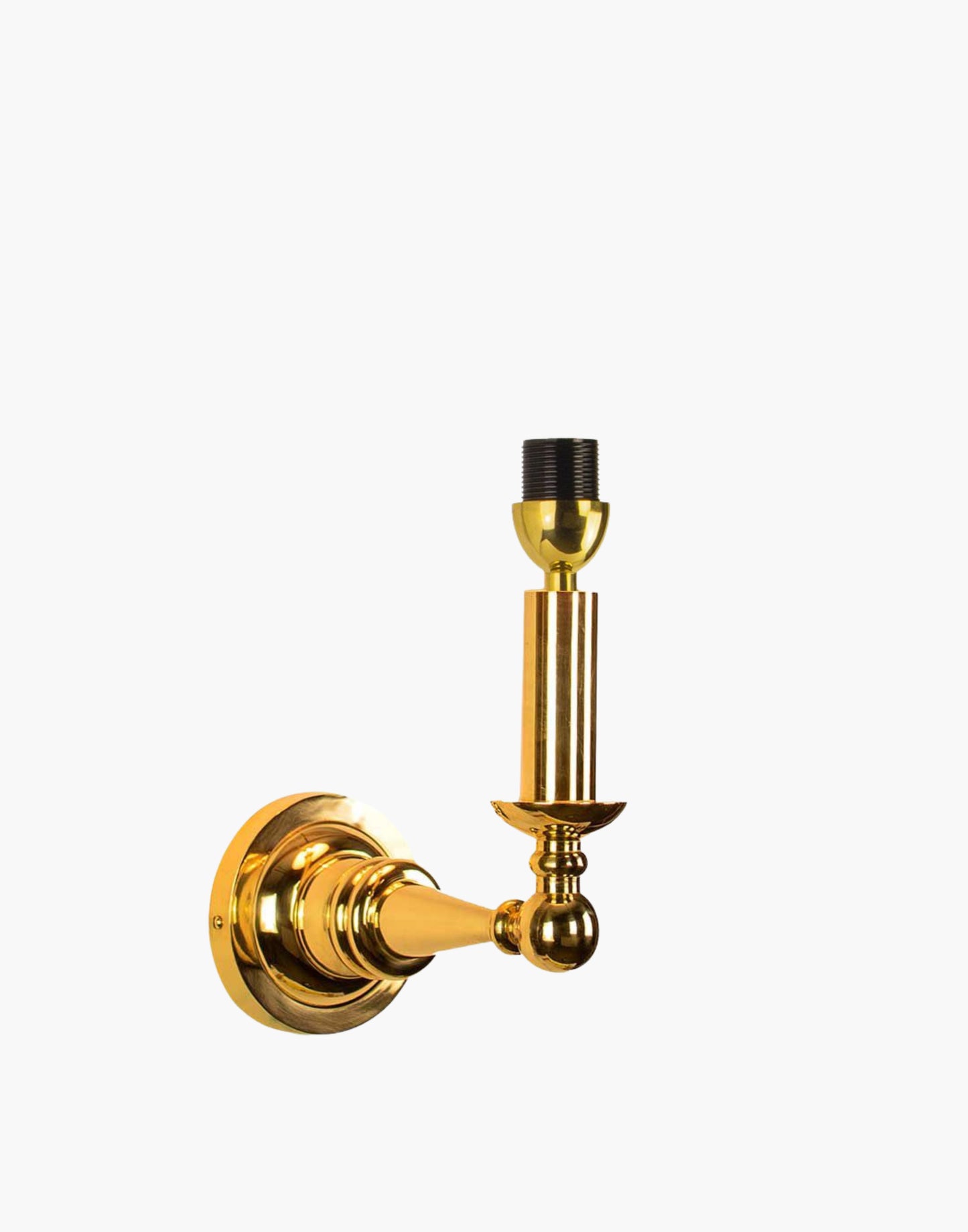 Dining Light in heavy machined brass, Art Deco nautical wall light inspired by 1926 SS Columbus ocean liner, available with or without shade.