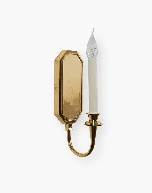 Exquisite Cast Brass Georgian Replica, IP44 Rated for Bathroom Zone 2, Reform Club