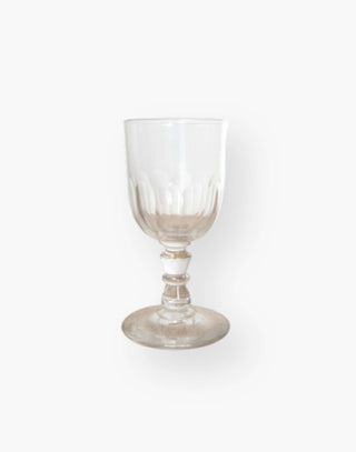 Vintage French Wine Glass.