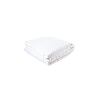 Optic White linen cotton blend Duvet Cover.